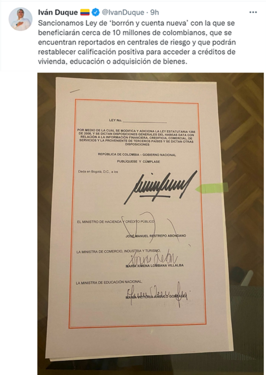 LEY BORRÓN Y CUENTA NUEVA